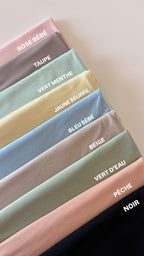 HIJAB JERSEY BAMBOO - PÊCHE