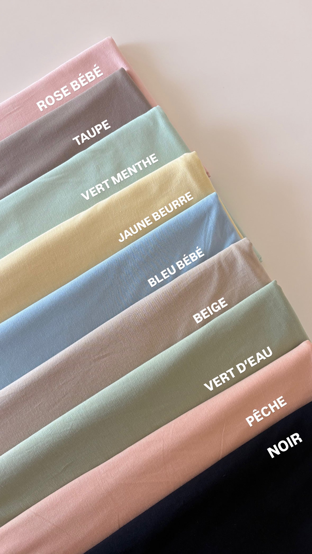 HIJAB JERSEY BAMBOO - PÊCHE