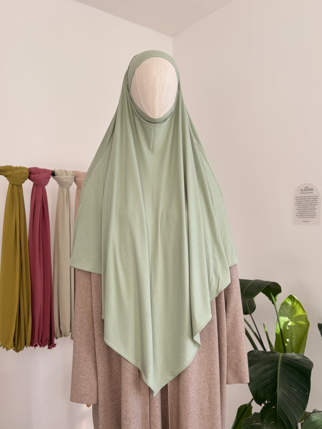 KHIMAR JERSEY BAMBOO - VERT D'EAU