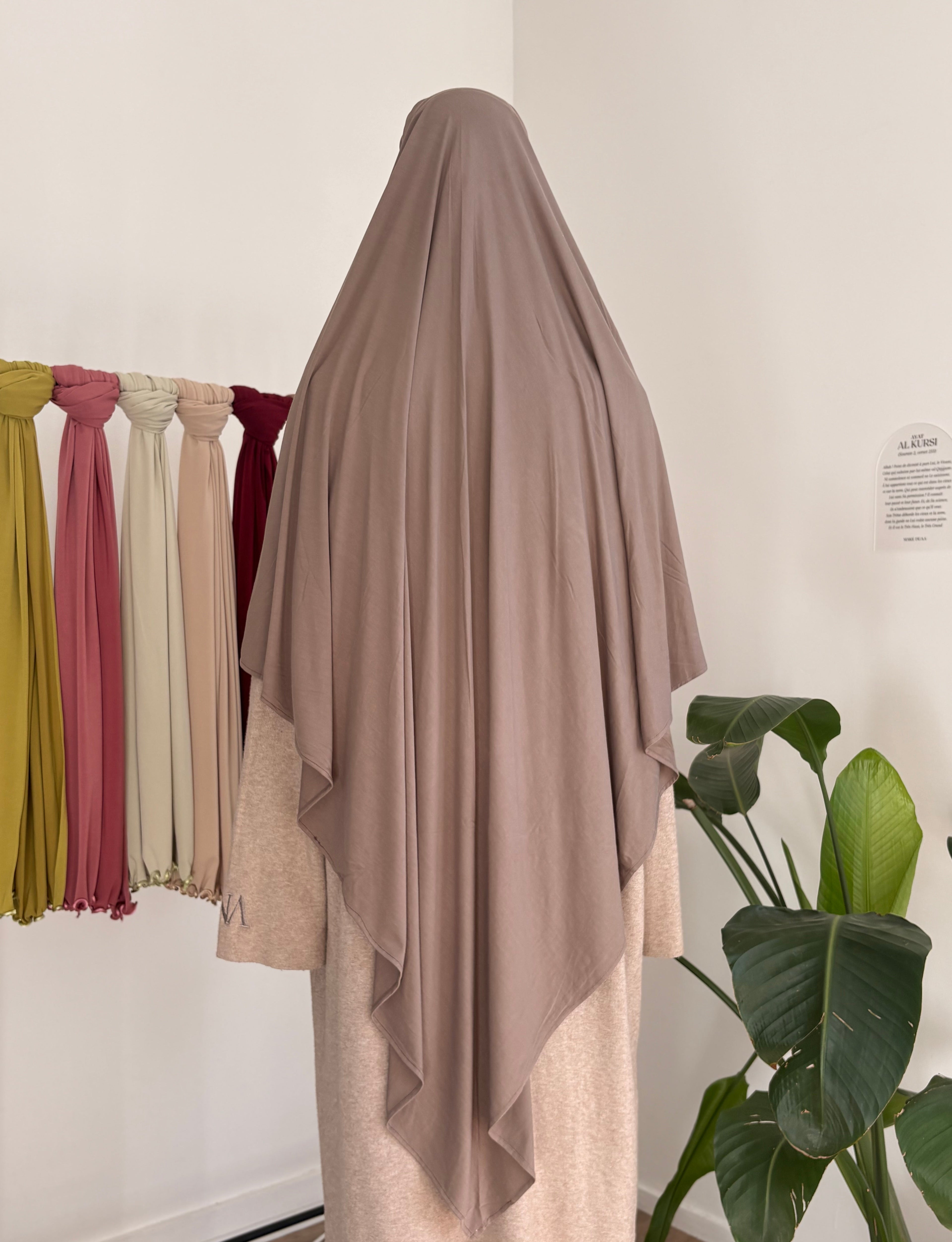 KHIMAR JERSEY BAMBOO - TAUPE