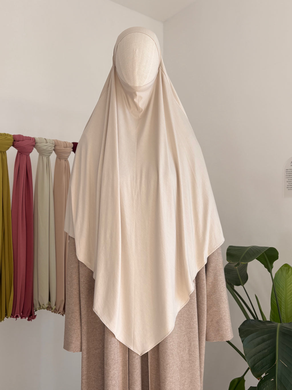 KHIMAR JERSEY BAMBOO - VANILLE