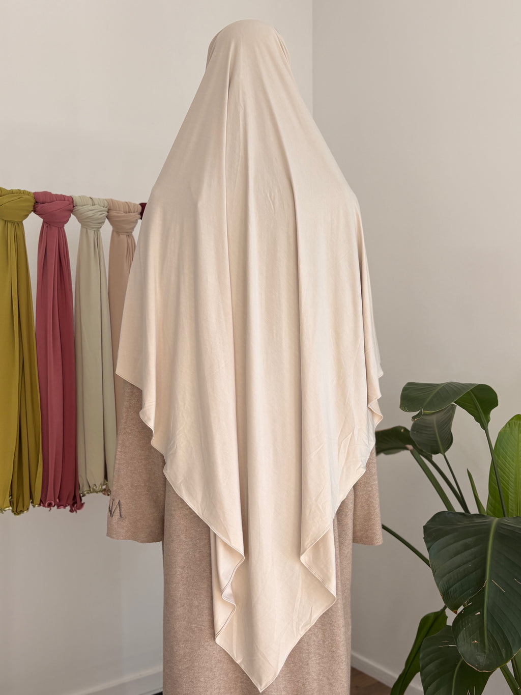 KHIMAR JERSEY BAMBOO - VANILLE