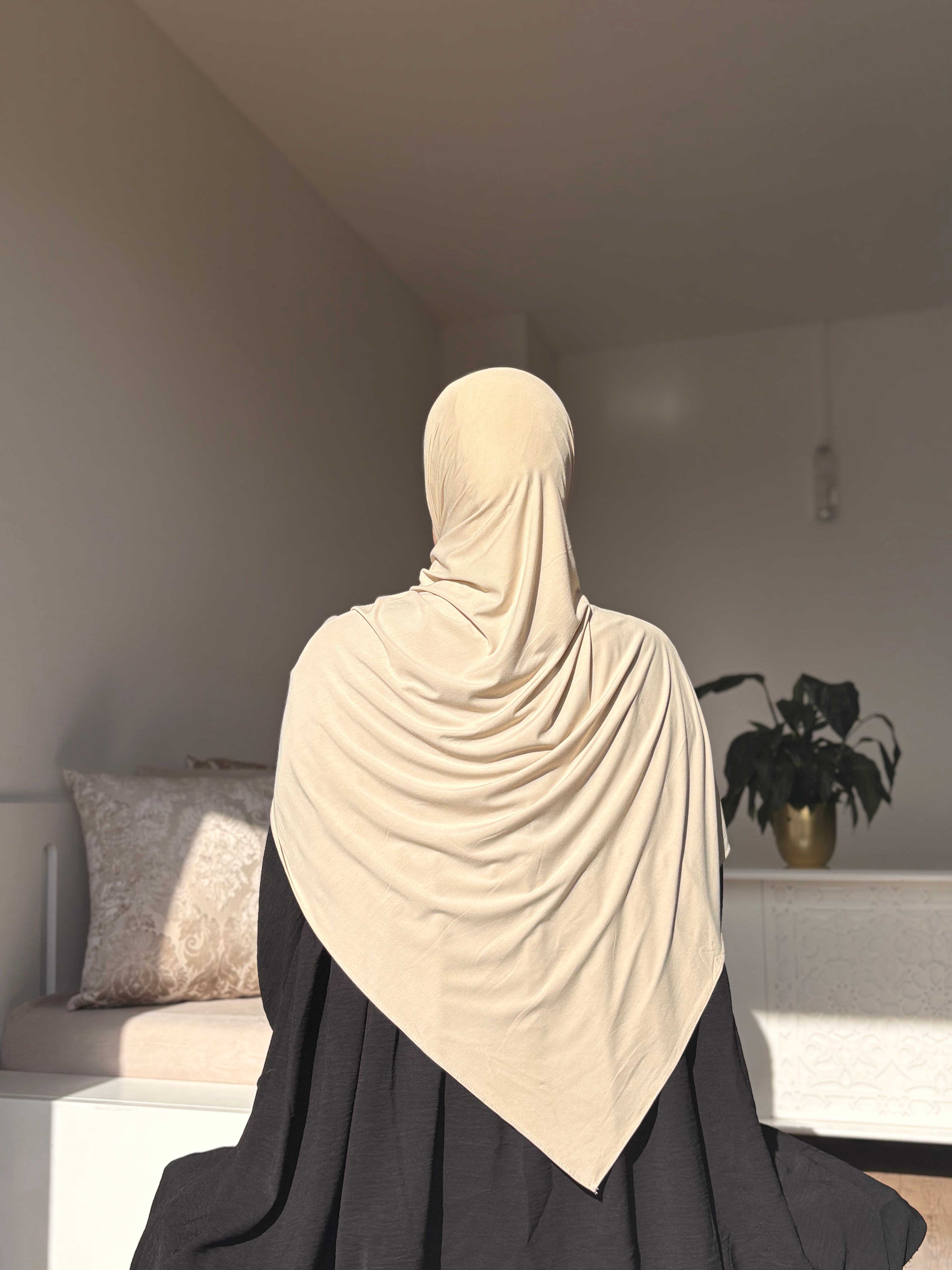 HIJAB JERSEY BAMBOO - BEIGE