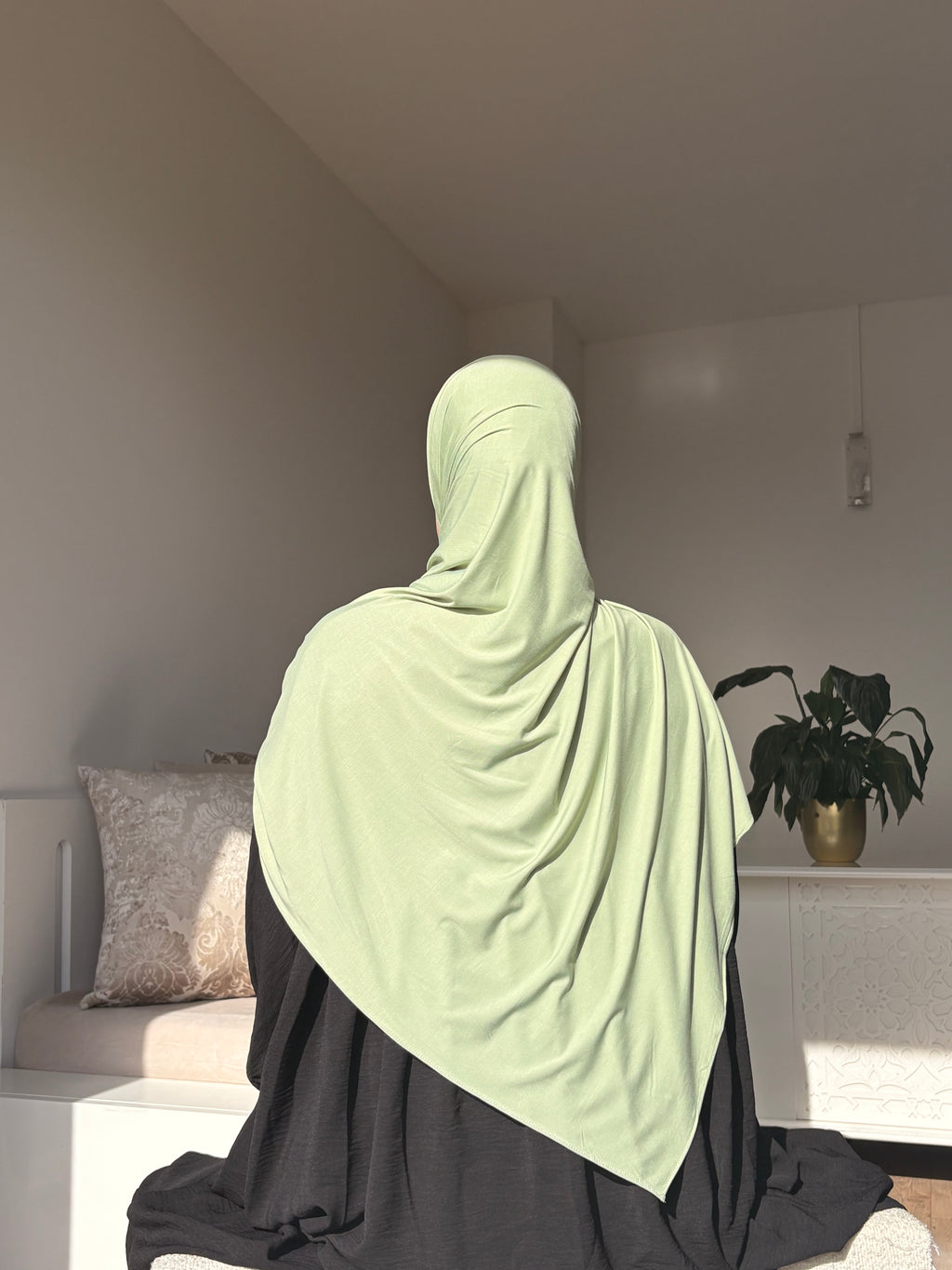HIJAB JERSEY BAMBOO - VERT D'EAU