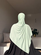 HIJAB JERSEY BAMBOO - VERT MENTHE