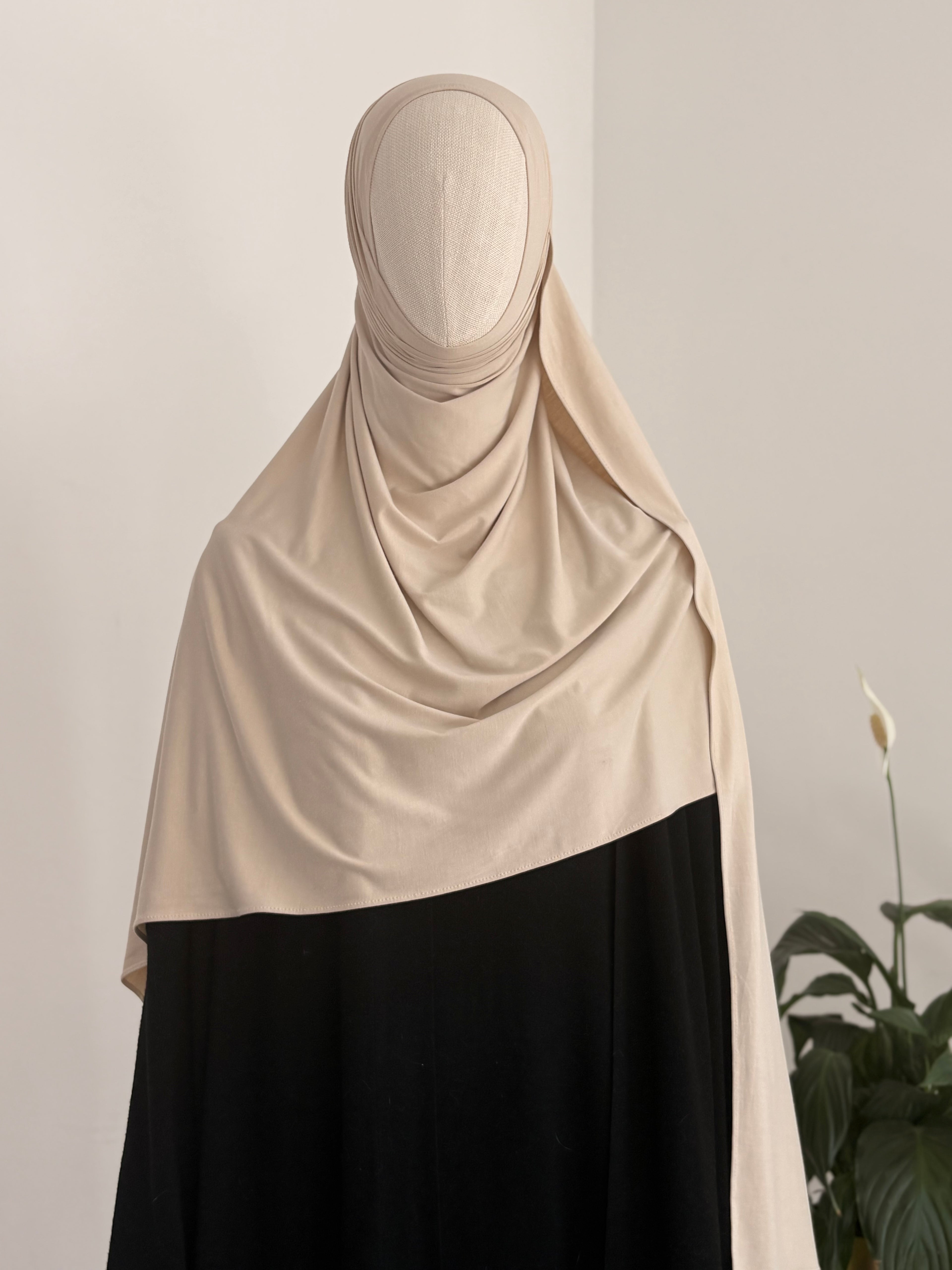 HIJAB JERSEY BAMBOO - BEIGE