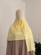 HIJAB JERSEY BAMBOO - JAUNE BEURRE