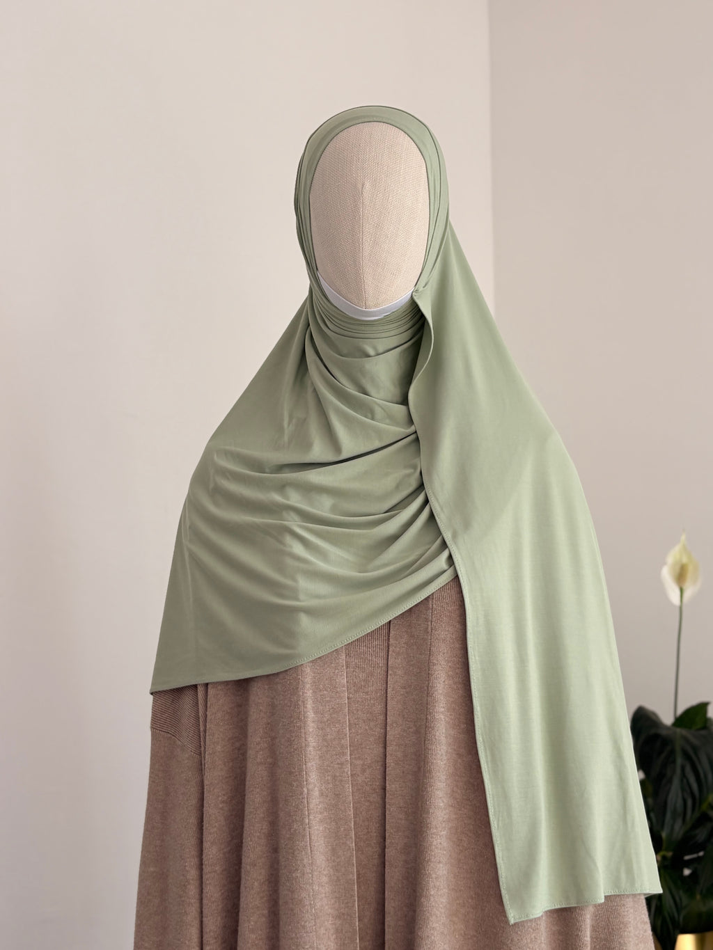 HIJAB JERSEY BAMBOO - VERT D'EAU