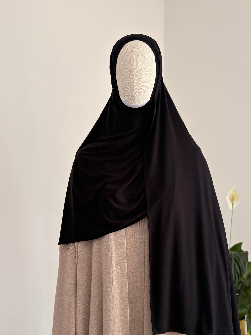 HIJAB JERSEY BAMBOO - NOIR