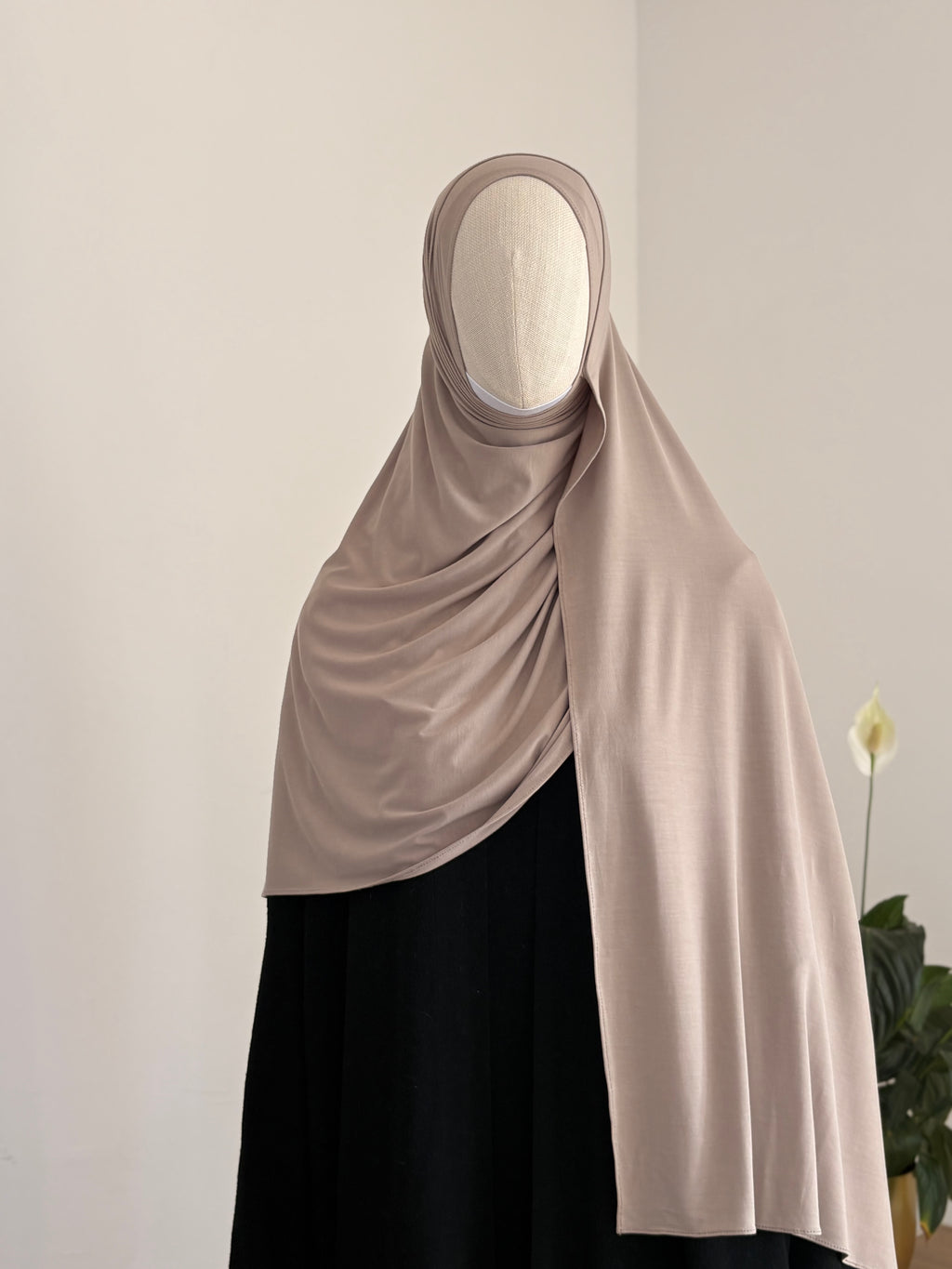 HIJAB JERSEY BAMBOO - TAUPE