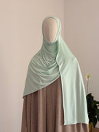 HIJAB JERSEY BAMBOO - VERT MENTHE