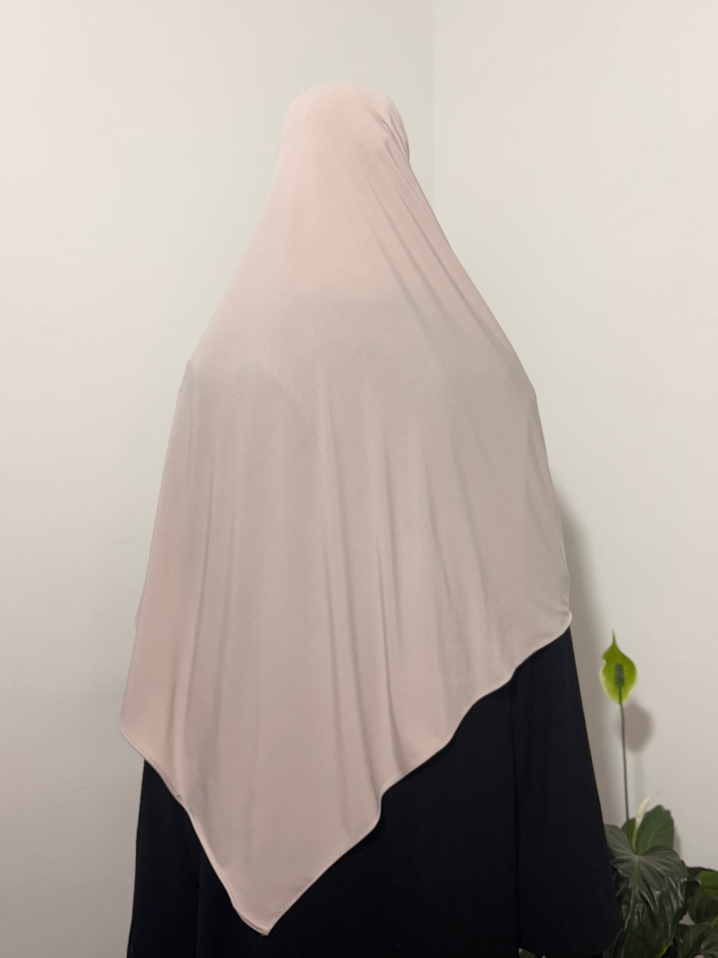 HIJAB JERSEY PREMIUM - ROSE PÂLE