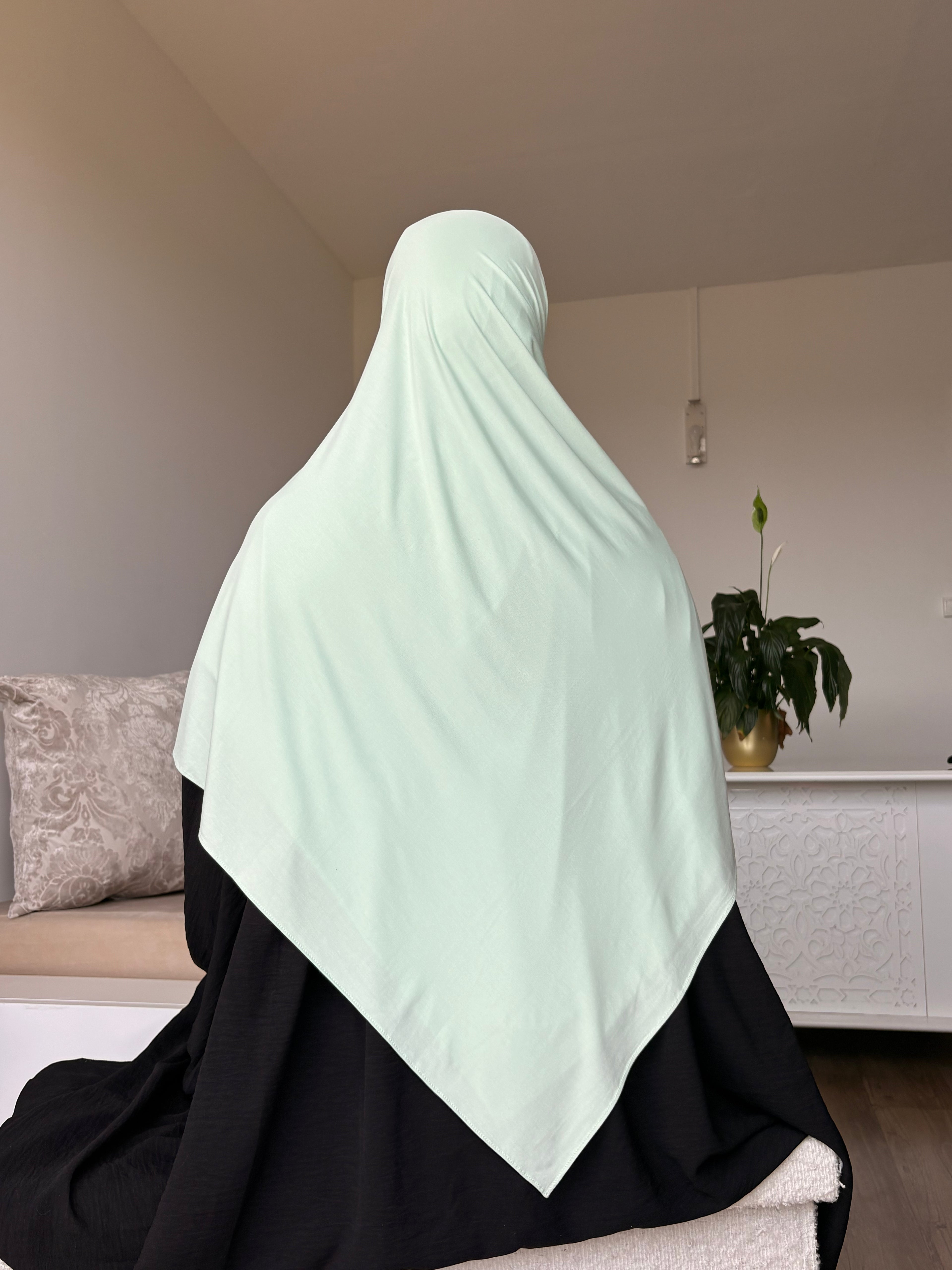 HIJAB JERSEY BAMBOO - VERT MENTHE