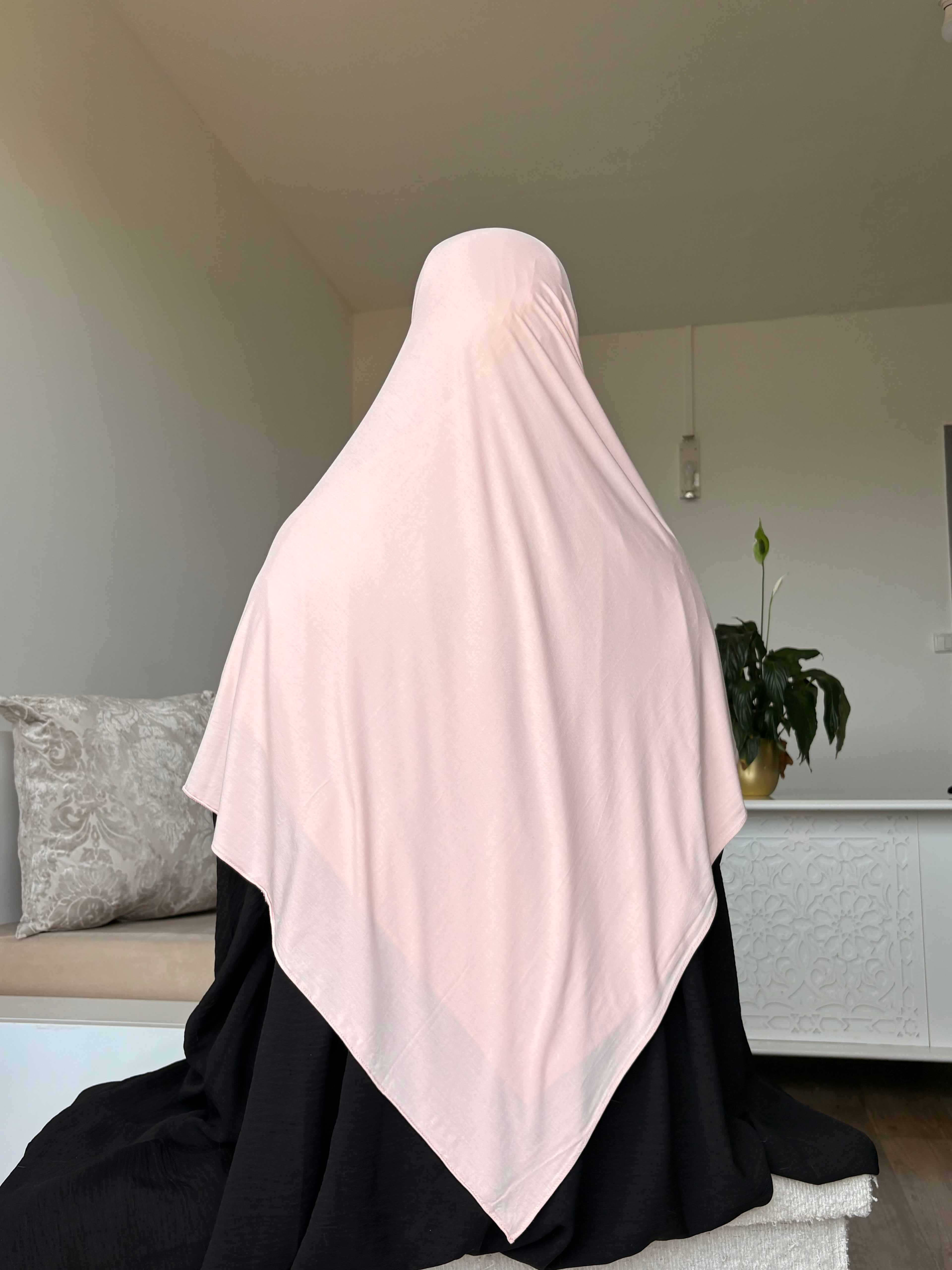 HIJAB JERSEY BAMBOO - ROSE BÉBÉ