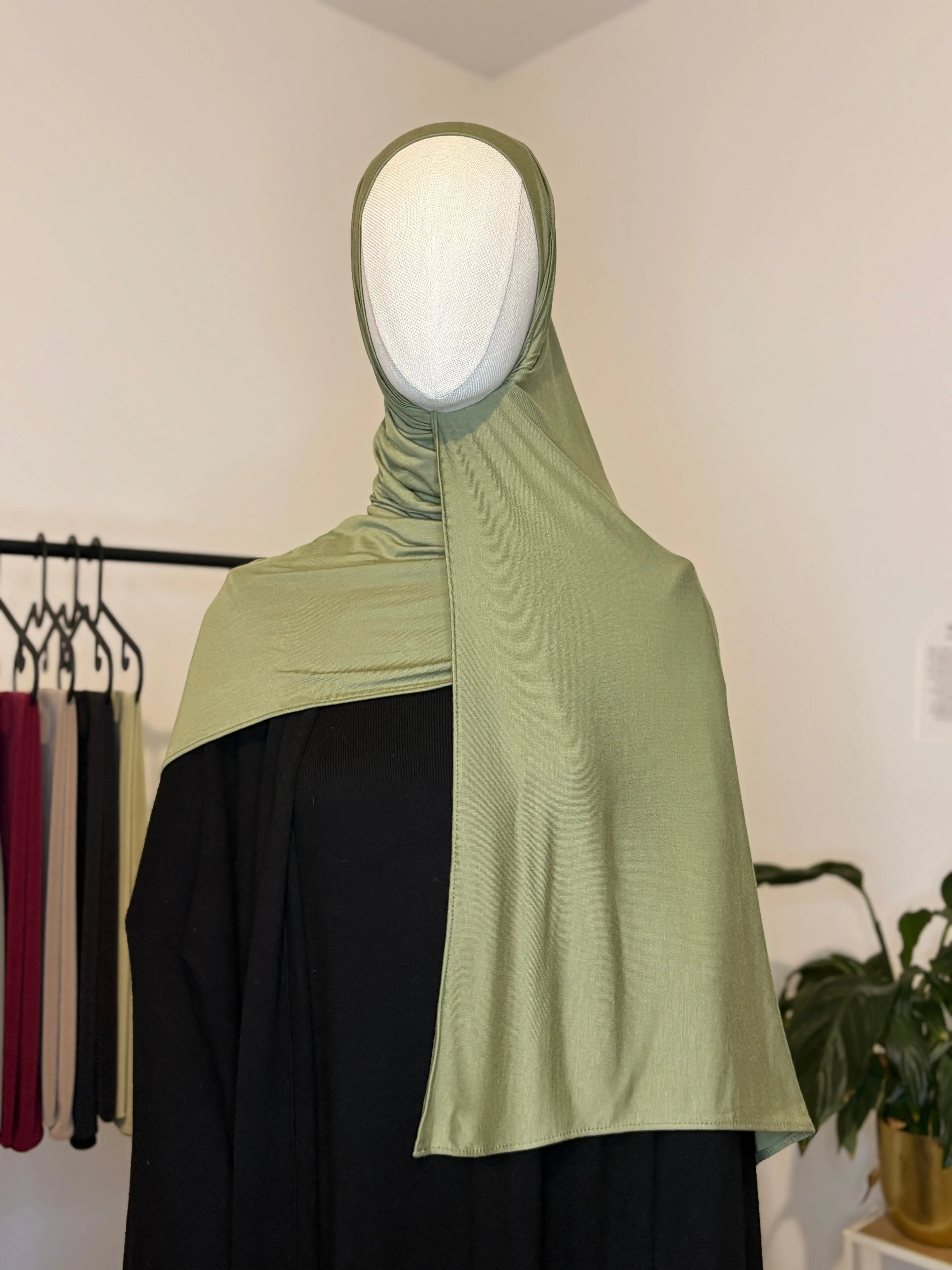 HIJAB JERSEY BAMBOO KAKI MEZAOURA