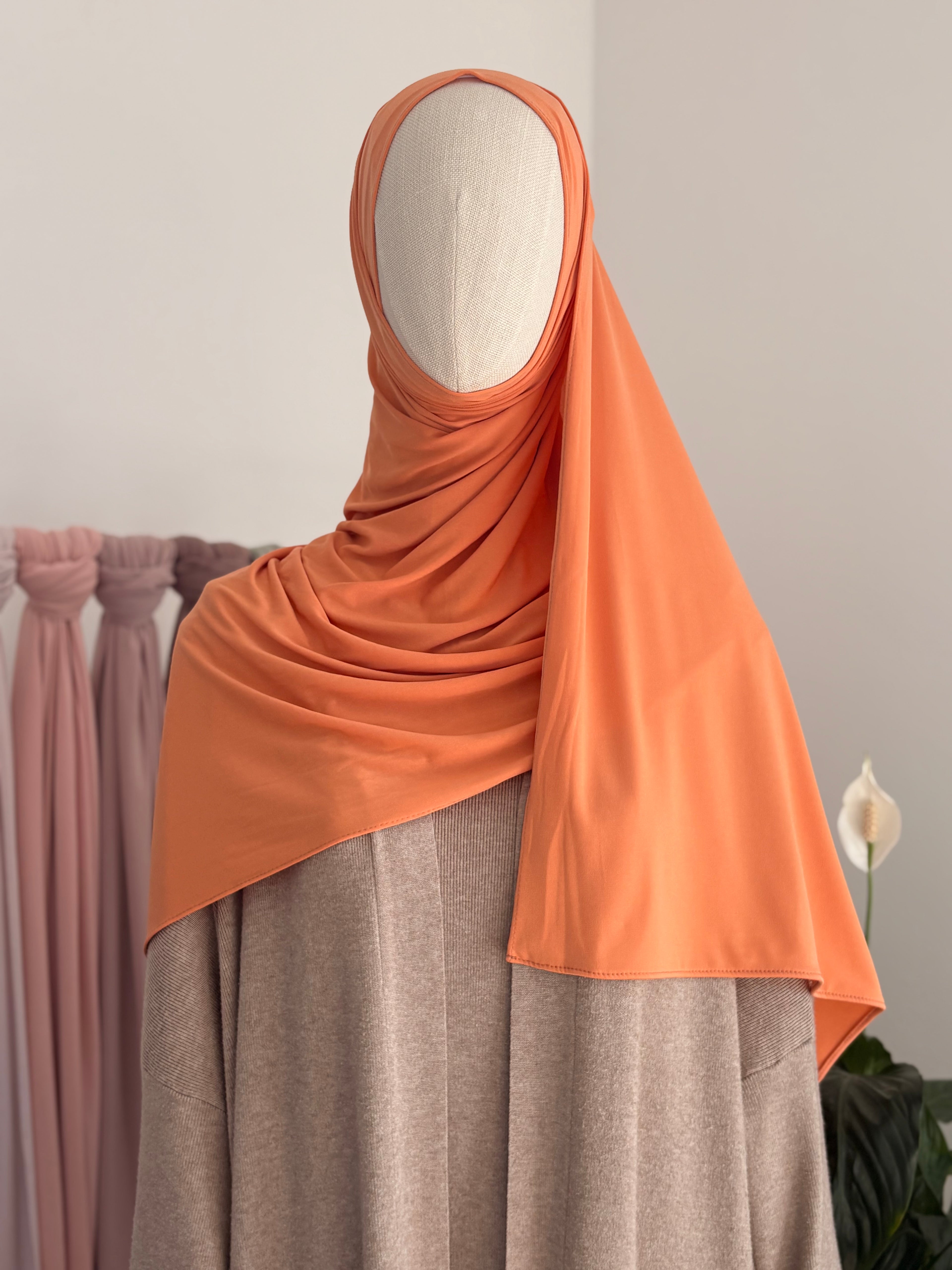 hijab jersey premium orange