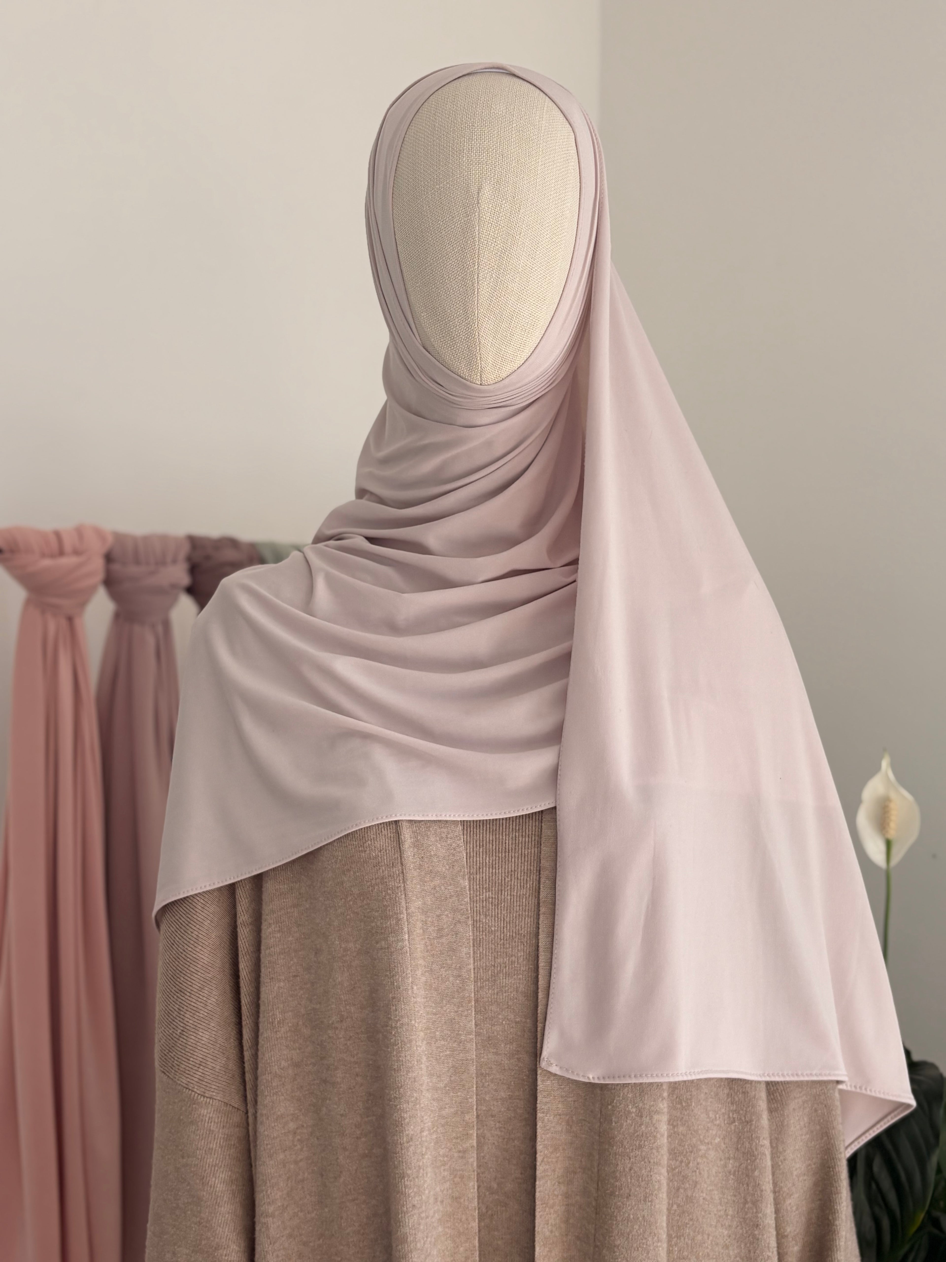 hijab jersey premium rose pale